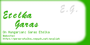 etelka garas business card